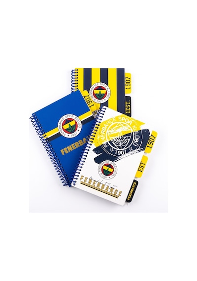 Bakgelal Fenerbahçe Fb Lisanslı Spiralli Ayraçlı Not Defteri Sarı Lacivert Taraftar Defteri 1 Adet - 9032960232116 Sarı - Lacivert
