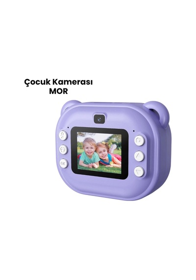 Mey İthalat Termal Baskı Özellikli Mini Kamera Mor