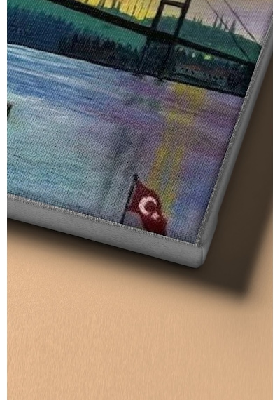 Webstyle Sayılarla Boyama Seti Kasnaklı Ortaköy'de Nostalji 50 X 65 Cm