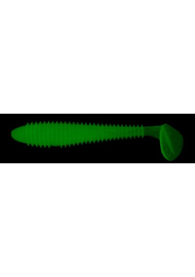 Keitech Swing Impact Fat 2.8" 026s Clear Chartreuse Glow Silikon Yem