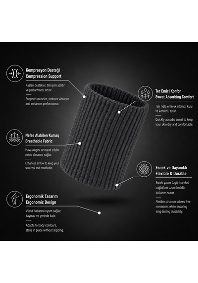 Tr Konfor Spor Bilekliği Soft Touch Wristband