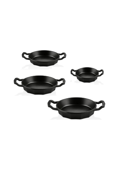 Dodeca 3725-4 Lü Bio Granit, Döküm, Kapaksız Sahan Seti 16-18-20-22cm Diğer