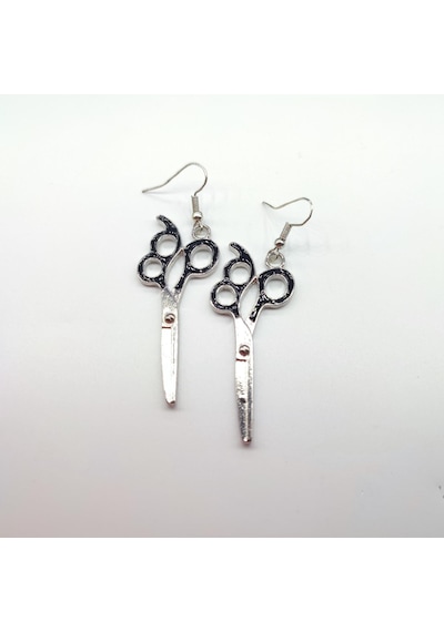 Tedz Collection Makas Pin Küpe Çok Renkli