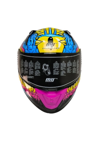Motosiklet Kadın Kaskı Ecer 22.r06 Sertifikalı Double Vizör Full Face Kask Gongju Çok Renkli