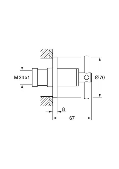 Grohe 29396000 Atrio Stop Valf Gümüş