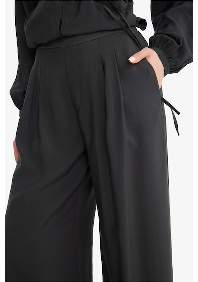 Defacto Wide Leg Geniş Paça Modal Pantolon F5246ax25auar214 Antrasit