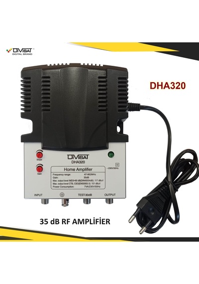Divisat Dha 320 Kablo Tv Sinyal Yükseltici Amplifier - 35 Db
