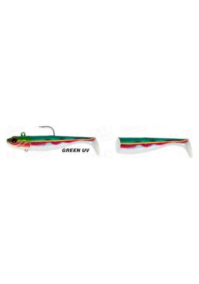 Seabor Deep Fake 150 Gr 2+1 Silikon Yem - Green Uv