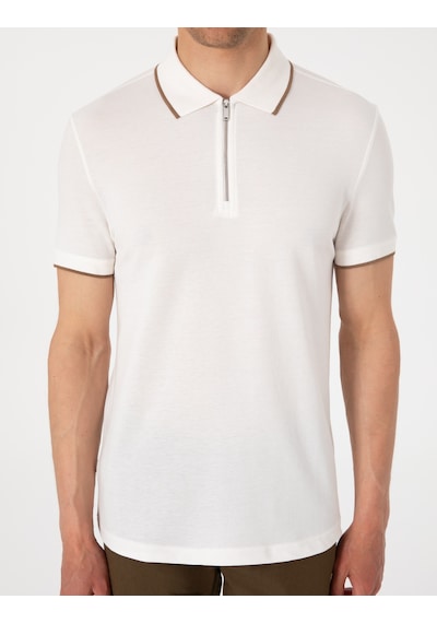 Pierre Cardin Erkek Ekru Tişört 50307516-vr019 Ekru