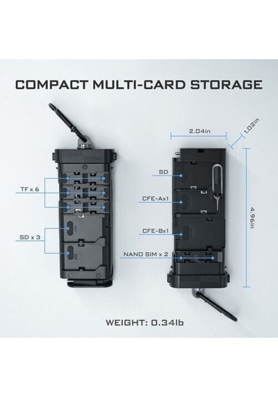 Freewell Pro Card Reader Cf Express Type A/b, Sd, Tf Combo