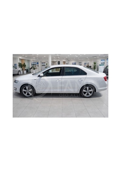 Skoda Rapid Krom Cam Çıtası 2012 üzeri 6 Parça Paslanmaz Çelik (Sedan)