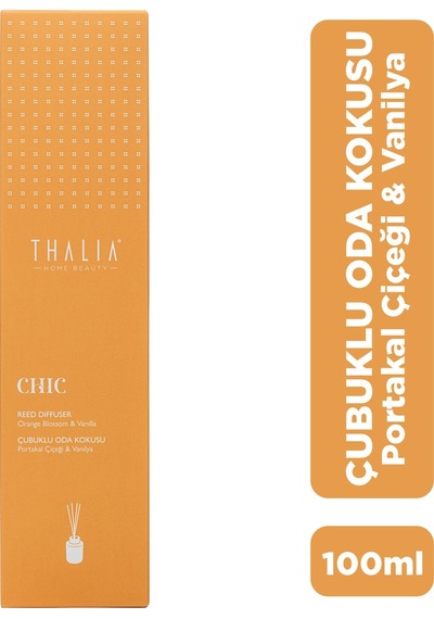 Thalia Home Portakal Çiçeği & Vanilya Kokulu Çubuklu Oda Kokusu 100 ML