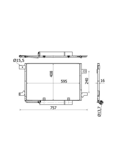 Mahle Ac369000s Klima Radyatörü Mercedes W169 W245 A1695001254 -