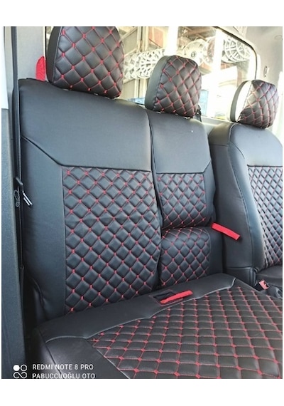 Fiat Pratico 2+1 Araca Özel Deri Oto Koltuk Kılıfı (493099459)