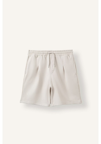 Defacto Beli Lastikli Bağcıklı Baggy Fit Şort I3697ax26smgr541 Gri-gr541
