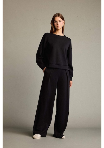 Defacto Regular Fit Normal Bel Düz Paça Modal Pantolon G2911ax25aubk81 Siyah Defacto Regular Fit Normal Bel Düz Paça Modal Pantolon G2911ax25aubk81 Siyah