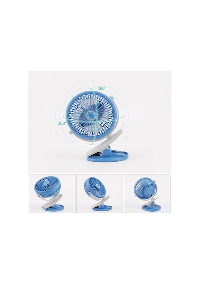 Xtechnx Xtechn856100 Powermaster Ml-f168 Masaüstü Klipsli 3 Hız Kademeli Usb'li Fan Vantilatör