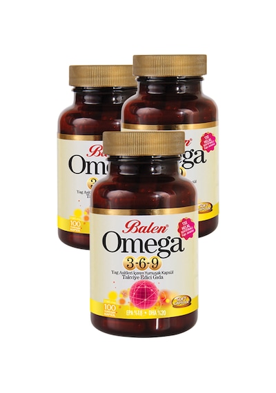 Balen Omega 3 6 9 Balık Yağı 1585 mg  100 Kapsül 3 Adet