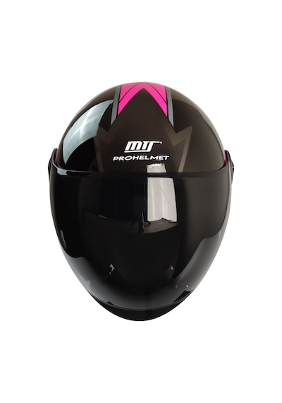 Mts Fx-101 Çenesiz Açık Kask Parlak Pembe - Siyah