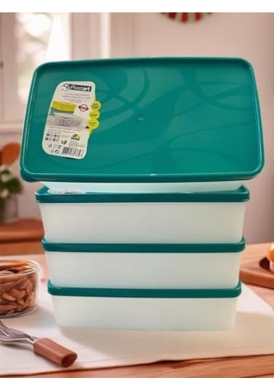Alaska 4 Adet Derin Dondurucu Saklama Kabı - 2.1 Litre - Hızlı Dondurma Özelliği