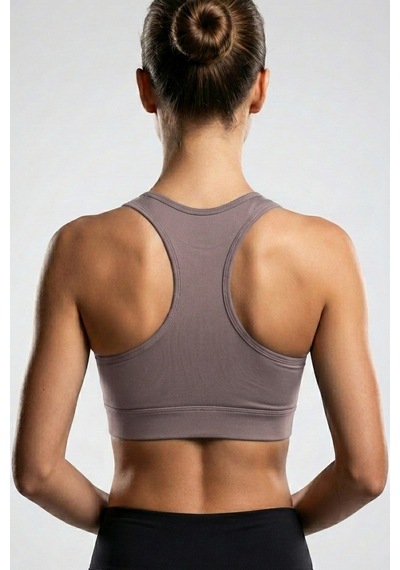 Mataş Kadın Ön Fermuarlı Pedli Toparlayıcı Destekli Sporcu Sütyeni Bralette