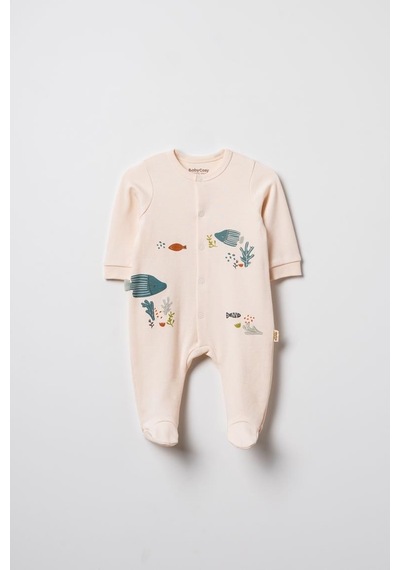 Bebek 2li Tulum Organik Pamuk , Bebek - Yenidoğan- Csy8208 Cream