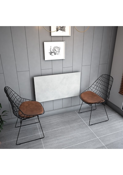 Asra Trend DMM-03 %100 MDF 90x50 cm Duvara Monte Katlanır Masa Retro Taş Mutfak Yemek ve Çalışma Masası Asra Trend DMM-03 %100 MDF 90x50 cm Duvara Monte Katlanır Masa Retro Taş Mutfak Yemek ve Çalışma Masası