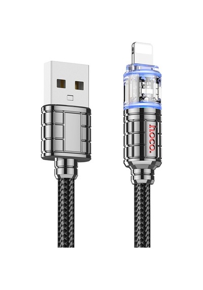 Hoco U122 Kristal Uç 2.4a Usb To  Lightning Hızlı Data Ve