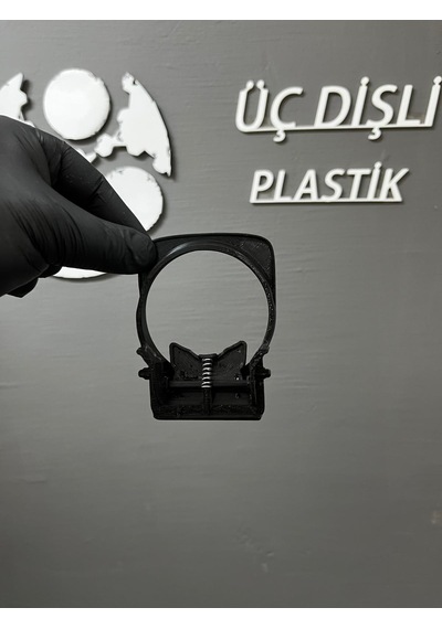Peugeout 407 Bardaklık Yaylı Siyah 3d Baskı 1 Adet