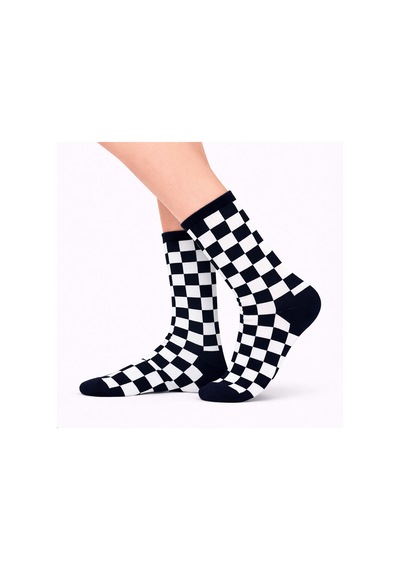 Carnaval Socks Kolej Siyah Dama Desenli Renkli Spor Çorap Çok Renkli Carnaval Socks Kolej Siyah Dama Desenli Renkli Spor Çorap Çok Renkli