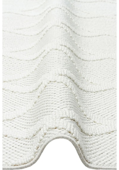 Bespoky Cozy 4 Cream Geometrik Modern Salon Halısı