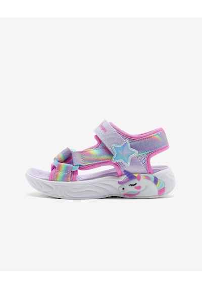Skechers Unıcorn Dreams Sandal-dreamy Unıcorns Büyük Kız Çocuk Mor Işıklı Sandalet 303107l Lvmt