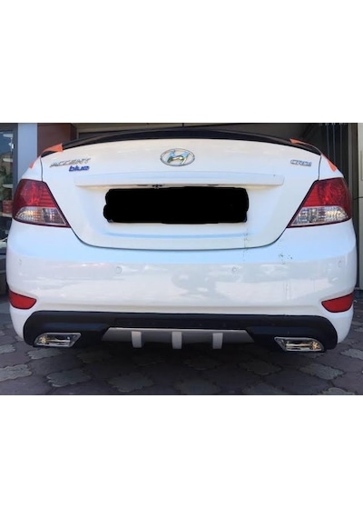 Hyundai Accent Blue Bagaj Üstü Spoyler Fiber Boyasız