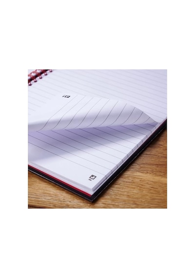 Dayanıklı Sert Kapaklı Spiral Notebook, 70 Çift Taraflı Sayfa Açık Gri