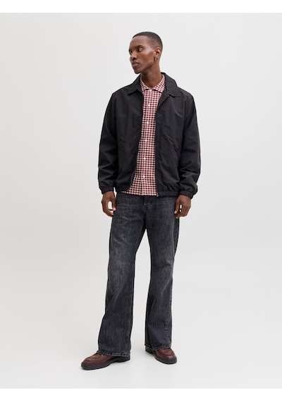 Jack & Jones Baxter Contrast Collar Erkek Siyah Ceket 12289181-b