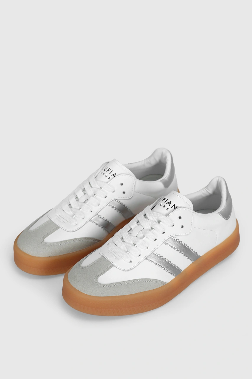 Lufian Davıd Erkek Deri Sneaker Ayakkabı Beyaz Beyaz 112230234100500 Beyaz
