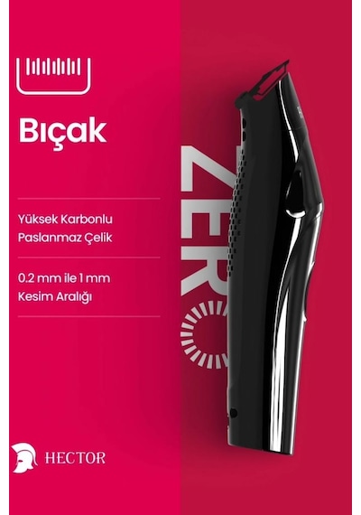 Hector Zero Çizim Ve Sıfırlama Makinesi 10.000 Rpm Siyah 3 Saat