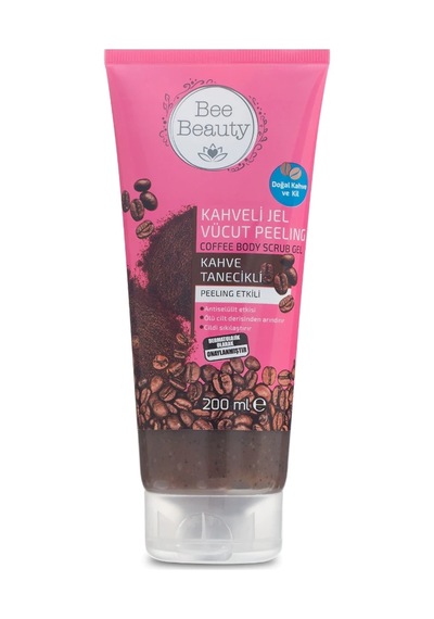 Bee Beauty Kahveli Jel Vücut Peelingi 200 ML