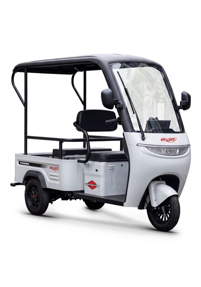 Skyjet Trıon Üç Tekerlekli Elektrikli Moped Beyaz
