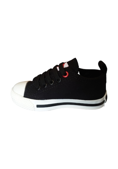 Lee Cooper 30135 Siyah Beyaz  Çocuk Bağcıklı Sneakers Beyaz - Siyah