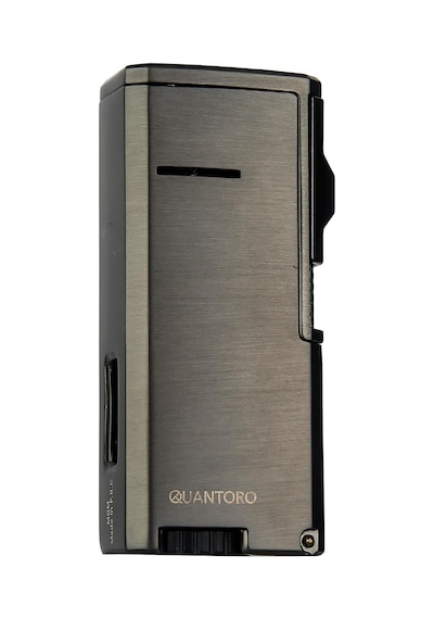 Quantoro Mgm05-40 Delicili Üçlü Jet Alev Gunmetal Çakmak Çok Renkli