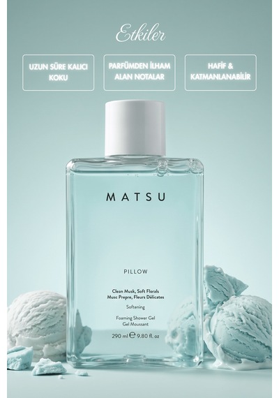 Pillow Beyaz Misk & Pudramsı Aromatik Duş Jeli 290 Ml