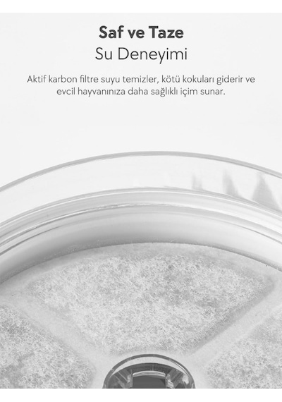Dogness D09 Akıllı Otomatik Su Pınarı 2.2 L Beyaz - Evcil Dostlar İçin Taze Ve Sağlıklı Su