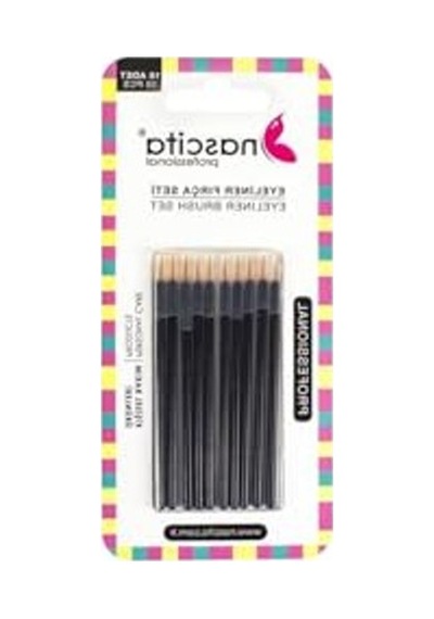 Eyeliner Fırça Seti, 07 Parça Profesyonel Kullanım İçin