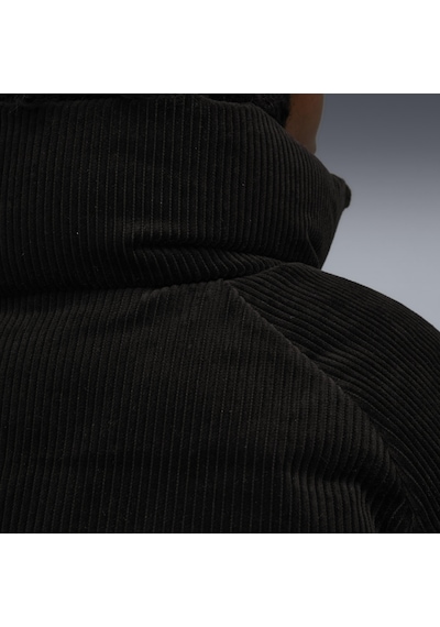 Puma Corduroy Puffer Jacket Kadın Yetişkin Ceket Siyah