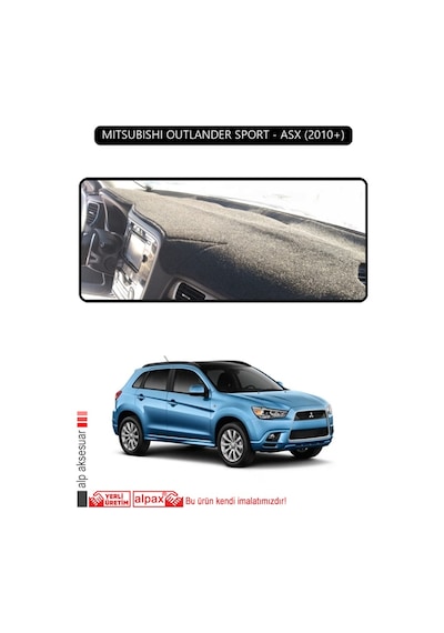 Mıtsubıshı Outlander Sport/asx 2010+torpido Koruma Halısı Siyah Kenar