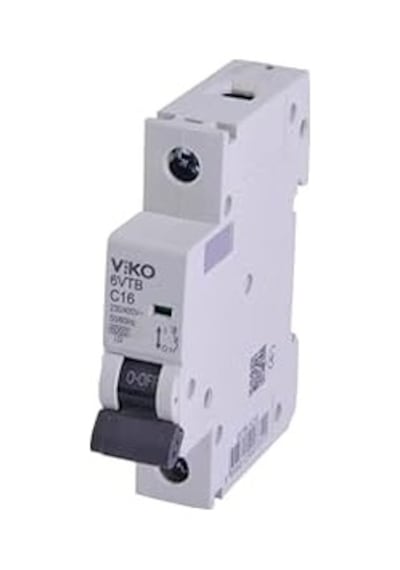 6vtb-1c16 Otomatik Sigorta 6ka C Tipi 1 Kutup 16a