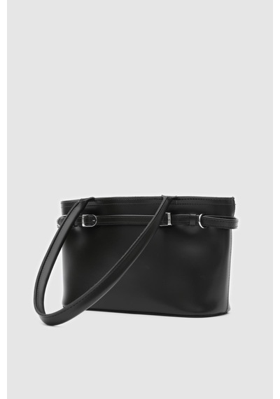 Shule Bags Glove Omuz Çantası Siyah Siyah