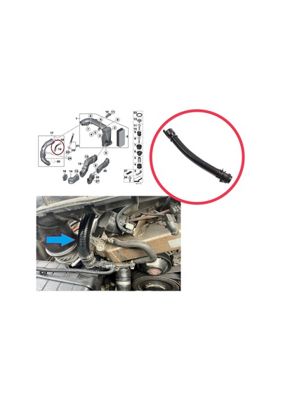 Bmw 3 4 5 6 7 E84 F25 F26 E70 F15 F85 E71 E72 F16 F86 N57 N47 Motor 13717810772 İçin Hava Filtresi Temiz Hava Borusu