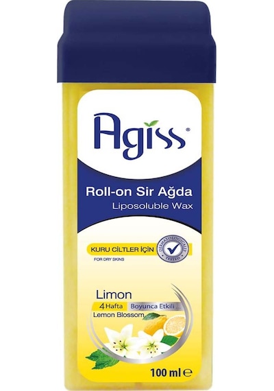 Agiss Limon Kuru Ciltler için Roll-On Sir Ağda 100 ML